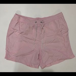 Pink swim trunks